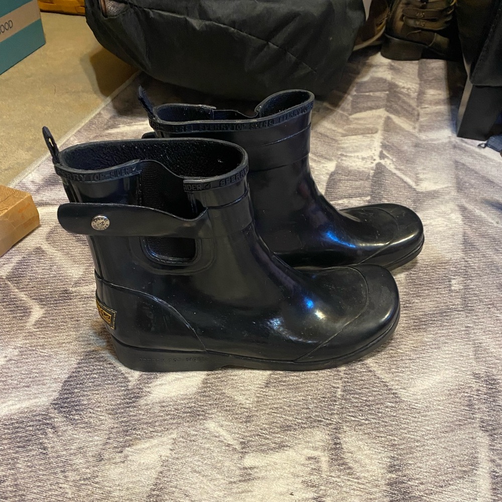 Sperry Black Waterproof Boots